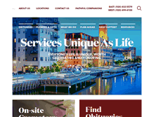 Tablet Screenshot of malcorefuneralhome.com